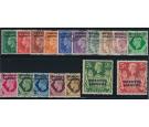 SG77-93. 1949 Set of 17. Superb fine used...