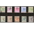 SG40-49. 1894 Set of 10. Superb fine used...