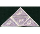 SG20. 1864 6d Bright mauve. Superb fresh mint triangular block o