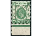 SG118bw. 1932 2c Yellow-green. 'Watermark Inverted'. Brilliant U