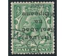 SG1a. 1922 1/2d Green 'Overprint Inverted'. Superb used...
