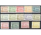 SG26B-39B. 1937 Set of 14. Superb fresh mint...