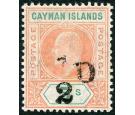 SG18. 1907 1/2d on 5/- Salmon and green. Superb fresh mint...