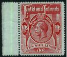 SG68. 1914 10/- Red/green. Superb fresh sheet marginal mint...