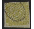 SG4. 1851 6d Olive-yellow. Superb used with good colour...