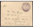 SG C2. 1923 Cover to Westminster light strike of Cachet II in bl