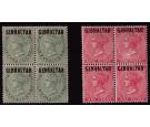 SG1-2. 1886 1/2d Dull green and 1d rose-red. The two...