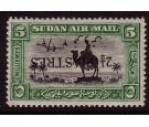 SG70c. 1935 2 1/2p on 5m Black and green. 'Surcharge Inverted'..