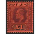 SG124. 1912 £1 Purple and black. Extremely fine U/M...