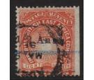 SG20. 1891 1/2a on 2a. Vermilion Superb used with ADEN cancellat