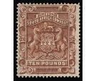 SG13. 1892 £10 Brown. A truly wonderfully fresh...