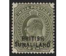 SG29b. 1903 4a Olive 'SUMALILAND' for 'SOMALILAND'...