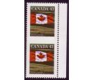 SG1357cc. 1992 43c Flag. Right marginal horizontal...
