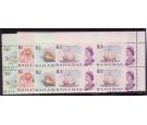 SG306a-309a. 1970/71 50c to $3 'whiter paper'. Post Office fresh