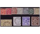 SG84-91. 1898 Set of seven. Complete with every shade...