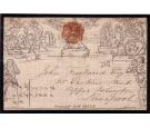 1840. 1d Mulready Advertising letter sheet...