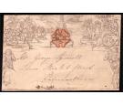 1840. 1d Mulready Envelope. From London to...