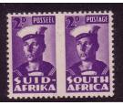 SG100b. 1943 2d Violet 'Roulette Omitted'. Post Office fresh mi