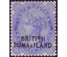 SG18b. 1903 2 1/2d Ultramarine 'SUMALILAND' for 'SOMALILAND'...