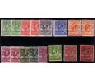 SG116-126. 1929 Set of 11 (complete with all shades)...