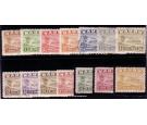 SG26B-39B. 1937 1/2d to 10/-. Set of 14. Extremely fine used...