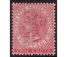 SG30a. 1887 1c on 2c Pale rose. 'Overprint in Black'...