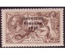 SG64b. 1922 2/6 Chocolate-brown 'No Accent'. Post Office fresh U