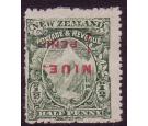 SG3b. 1902 1/2d Green 'Surcharge Inverted'. Brilliant fresh mint