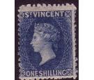 SG13. 1869 1/- Indigo. Superb fresh mint with...