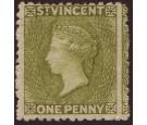 SG29. 1880 1d Olive-green. Extremely fine mint...