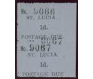 SG D1e/D1h. 1930 Postage Due 1d black. Vertical pair...
