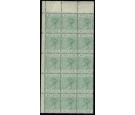 SG21a. 1882 1/2d Dull green. 'Top Left Triangle detached'...