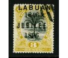 SG85fa. 1896 3c Black and Ochre. 'Overprint Double'. Superb fine