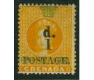 SG37d. 1886 1d on 1 1/2d Orange. 'PFNCE' for 'PENCE'...