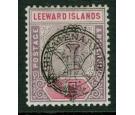 SG10a. 1897 1d Dull mauve and rose. 'Handstamp Double'...