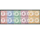 SG D1-D5. 1950 Set of 5. Brilliant fresh U/M blocks...