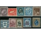 SG123-132. 1928. Set of 10. Superb fresh mint...