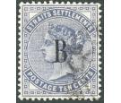 SG21. 1882 10c Slate. Very fine well centred used...