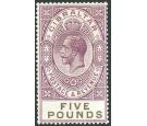 SG108. 1925 £5 Violet and black. Superb fresh mint with beautif