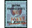 SG12. 1893 1/2d on 2 1/2d Purple/blue. Brilliant fresh mint...