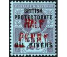 SG13. 1893 1/2d on 2 1/2d Purple/blue. Brilliant fresh mint...