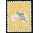 SG30. 1915 5/- Grey and yellow. Superb fresh perfectly centred m