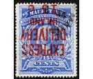 SG E4a. 1904 15c on 15c Ultramarine 'Surcharge Inverted'. Superb