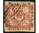 SG13. 1860 5d Venetian red. Very fine used...