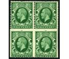 SG439b. 1934 1/2d Green 'Imperforate three sides'. Superb fresh 