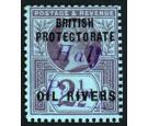 SG24. 1893 1/2d on 2 1/2d Purple/blue 'VIOLET SURCHARGE'. Very f