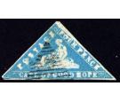 SG14b. 1861 4d Pale bright blue. Superb fine used...