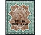 SG23d. 1903 3r Brown and green. 'SOMAL.LAND' for 'SOMALILAND'. B