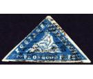 SG14c. 1861 4d Deep bright blue. Superb used with gorgeous colou