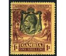 SG120w. 1922 1/- Purple/yellow 'Watermark Inverted'. Superb fine